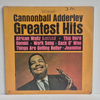 CANNONBALL ADDERLEY Greatest Hits LP (1ST PRESS USA, MONO)