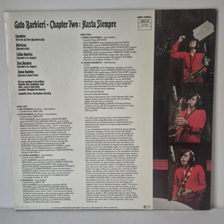 GATO BABRIERI Chapter Two: Hasta Siempre LP (1ST PRESS GERMANY)
