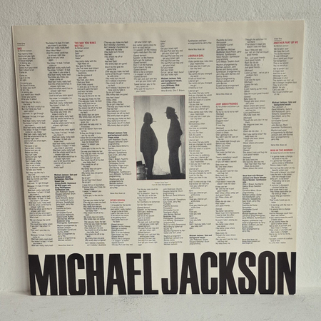 MICHAEL JACKSON Bad LP (1 PRESS UK)