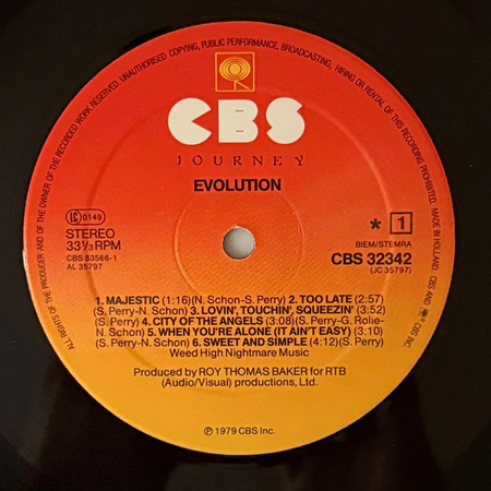 JOURNEY Evolution LP