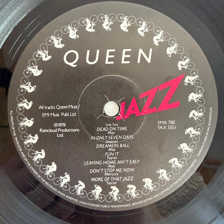QUEEN Jazz LP (1 PRESS UK)